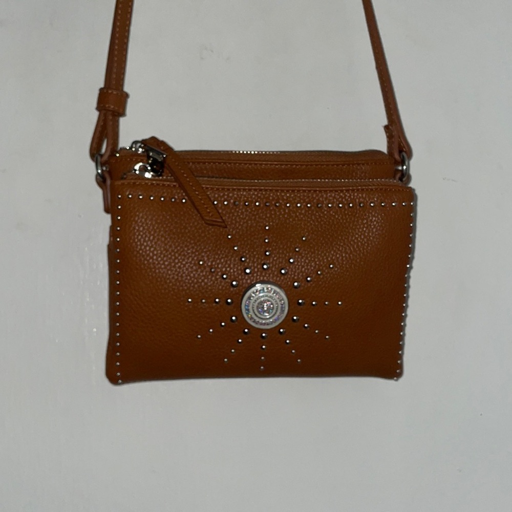 Vintage brown leather purse